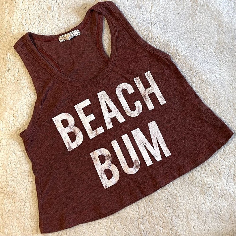 Beach Bum Cropped Tank